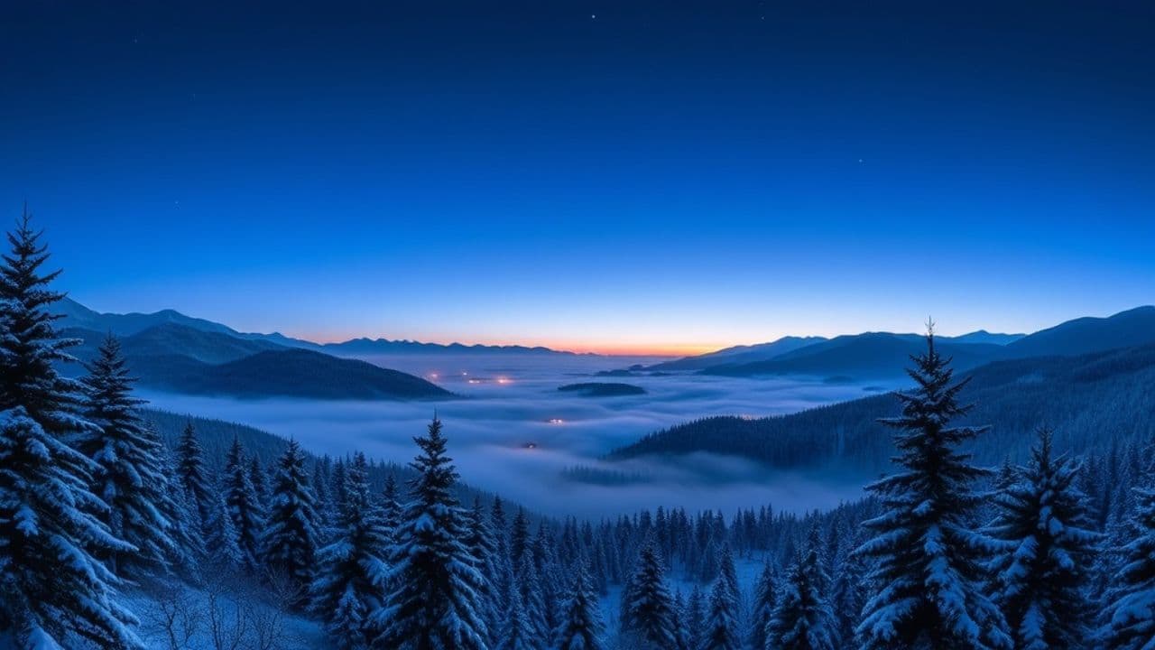 Zimowy świat magicznych chwil