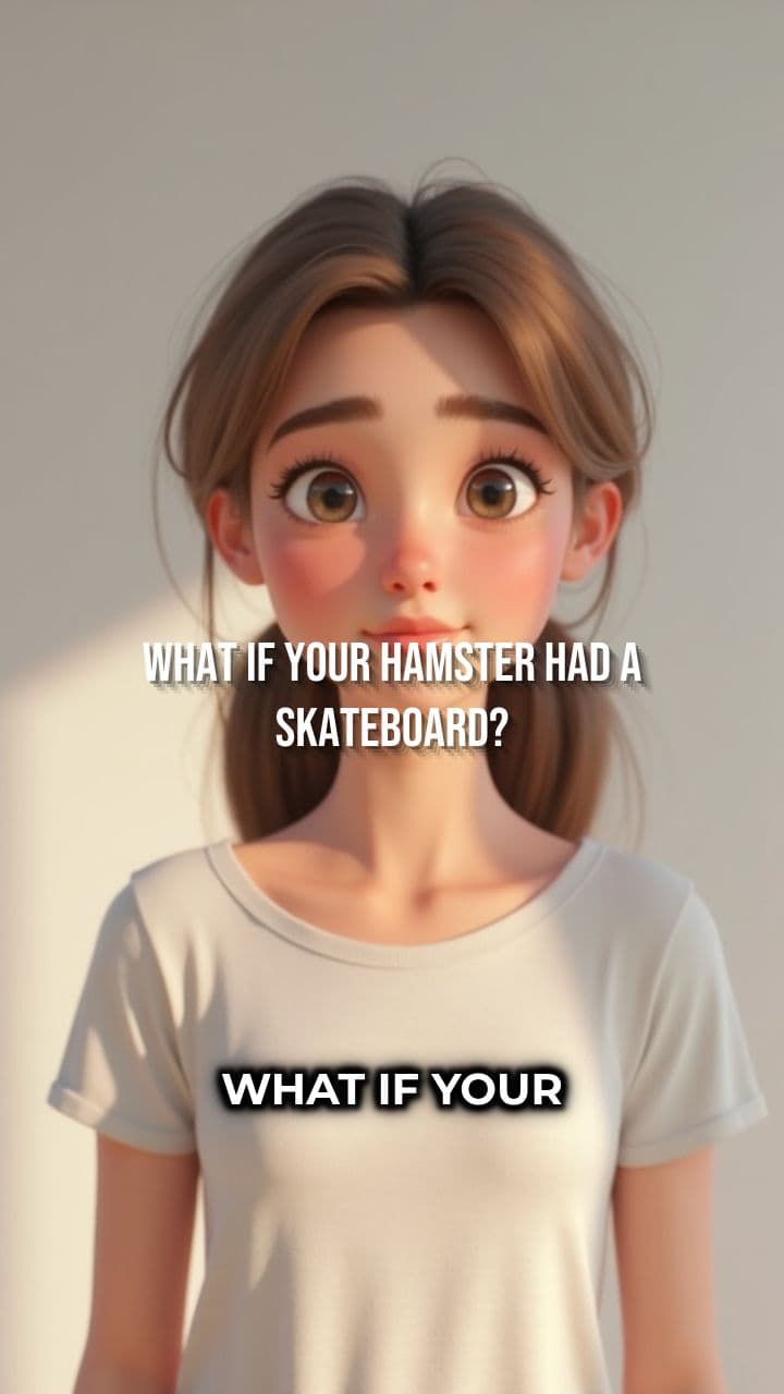 Hamster Escapes… on a Skateboard! #cat #Hamster #funny #shorts