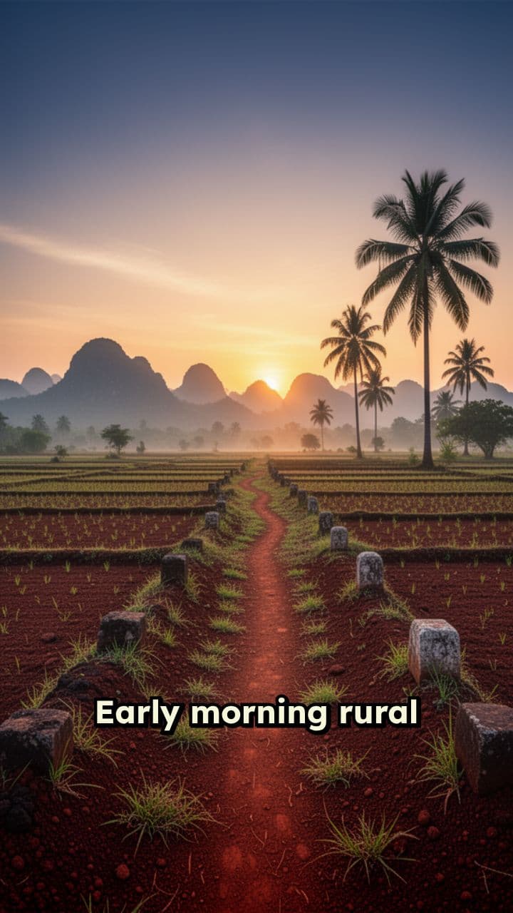 Misty Tamil Nadu Morning Calm