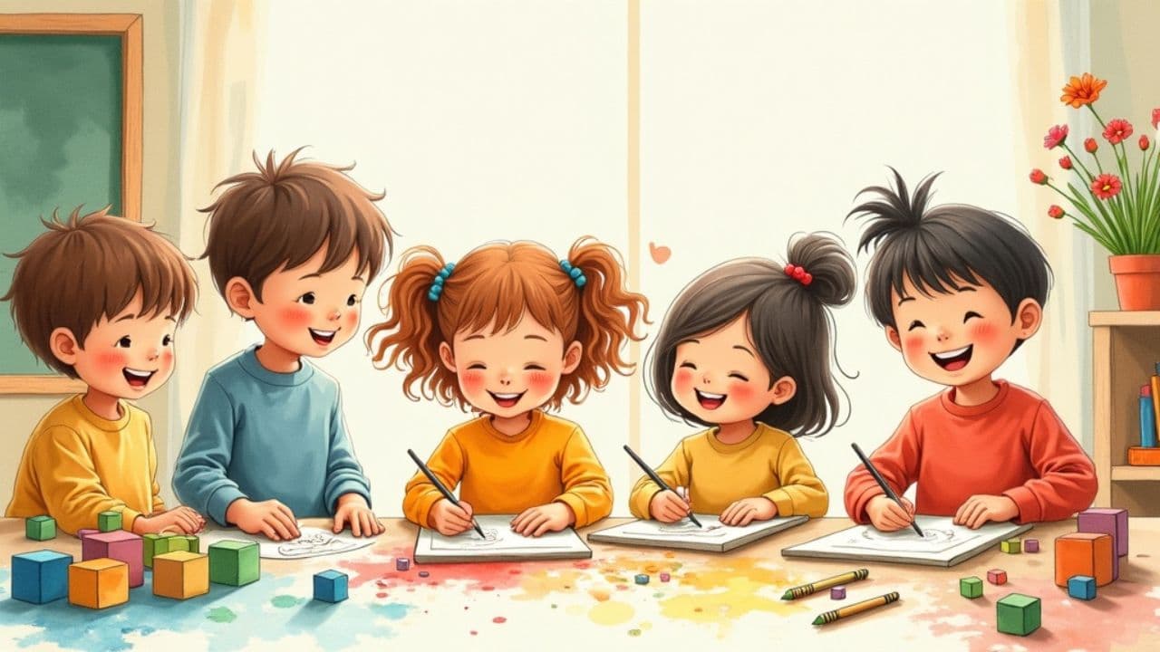 Colorful Playtime for Children