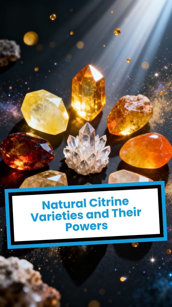 Natural Citrine Varieties and Their Powers
