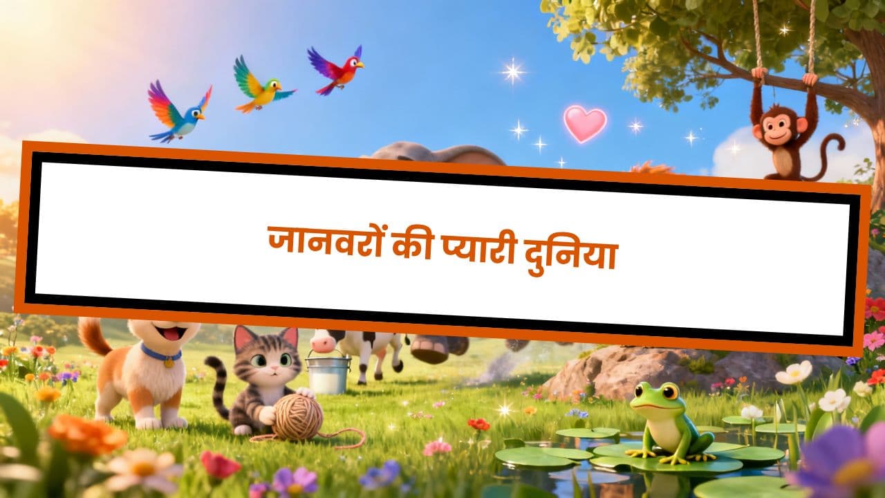 जानवरों की प्यारी दुनिया