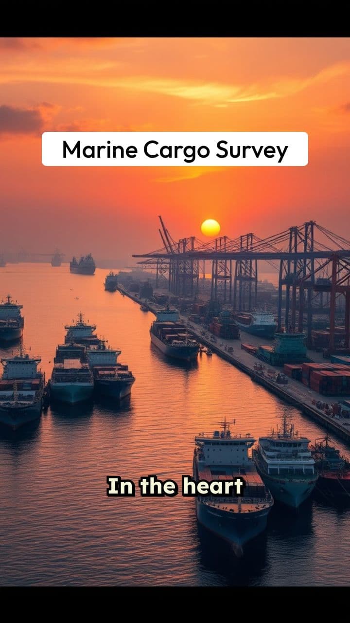 Marine Cargo Survey Operations - Indian Port