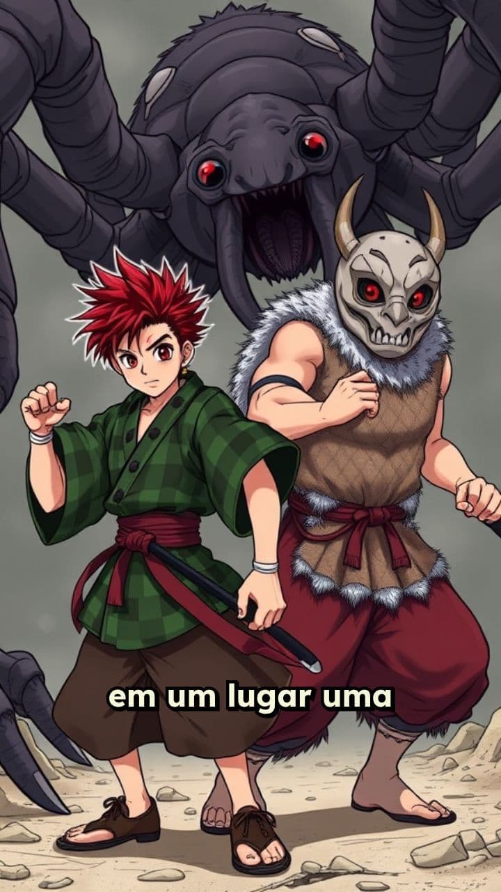 Luta na Floresta Contra o Oni Aranha