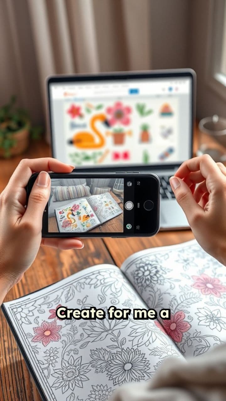 Coloring Book Video for Etsy Sales