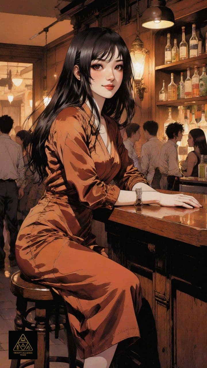 A Vibrant Night at the Bar