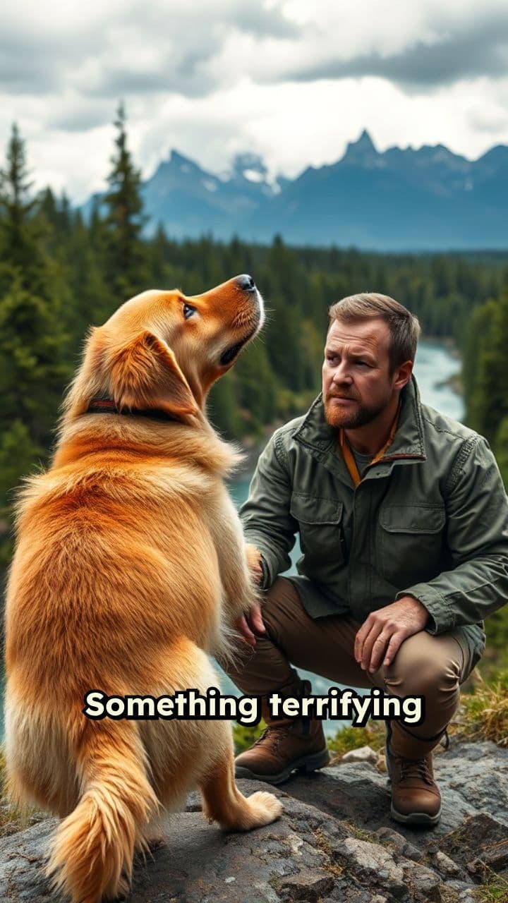 Loyal Dog Warns of Danger Ahead