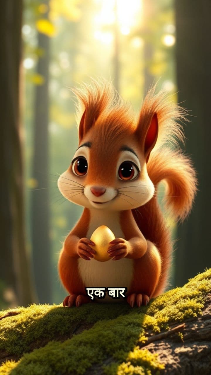 चमकता पौधा और चीकू की खुशी