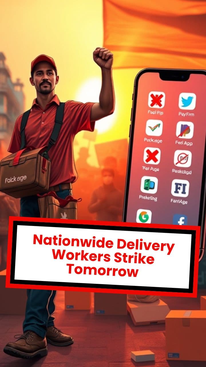 Nationwide Delivery Workers Strike Tomorrow