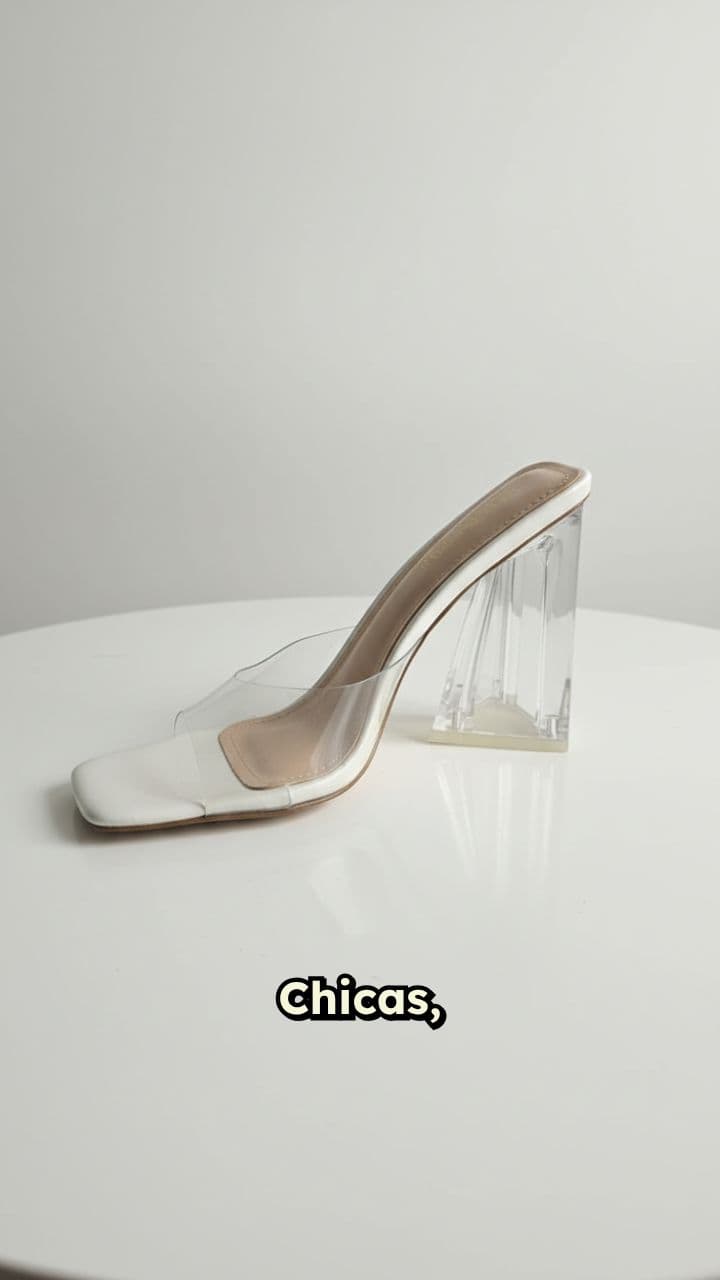 Tacón Transparente: Elegancia y Comodidad
