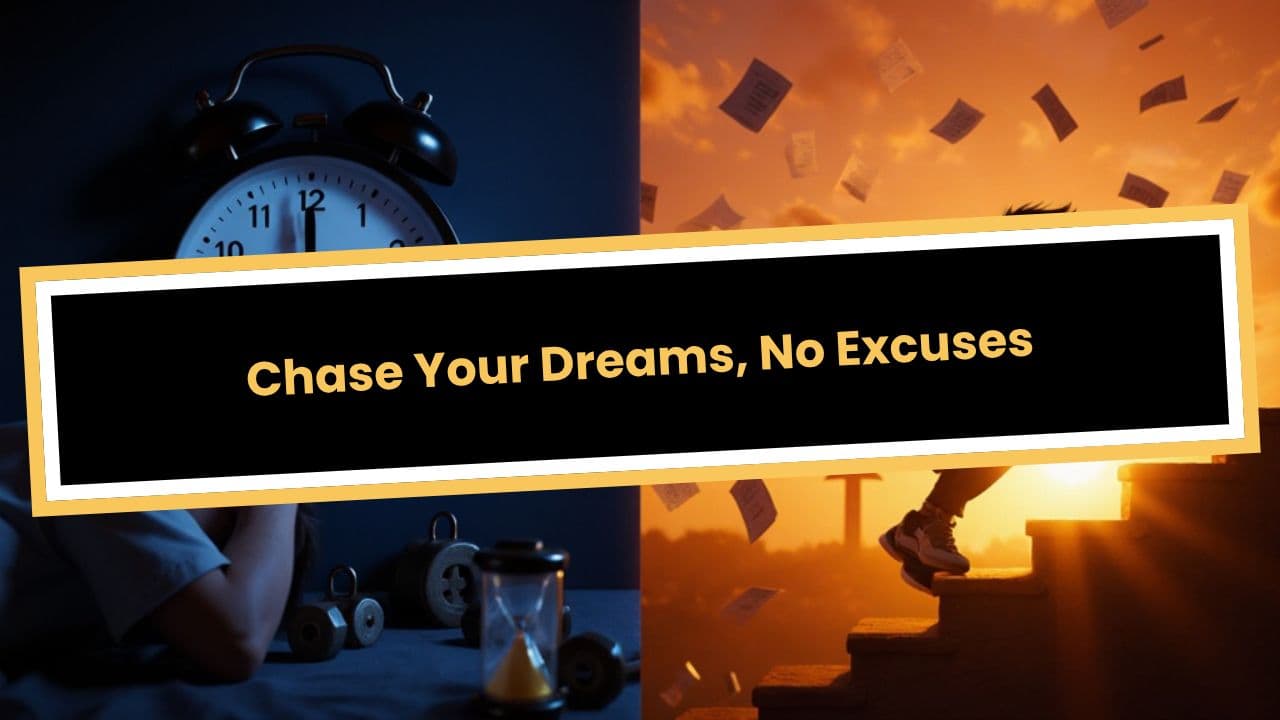 Chase Your Dreams, No Excuses