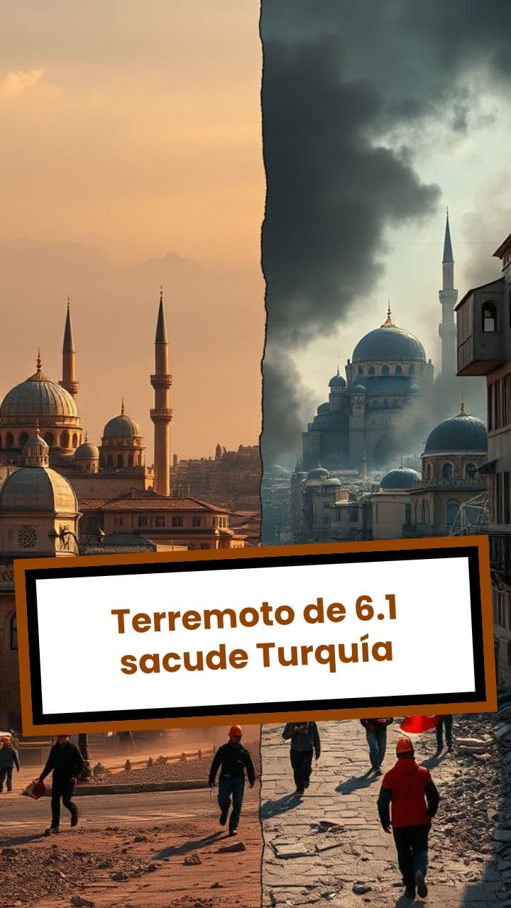 Terremoto de 6.1 sacude Turquía
