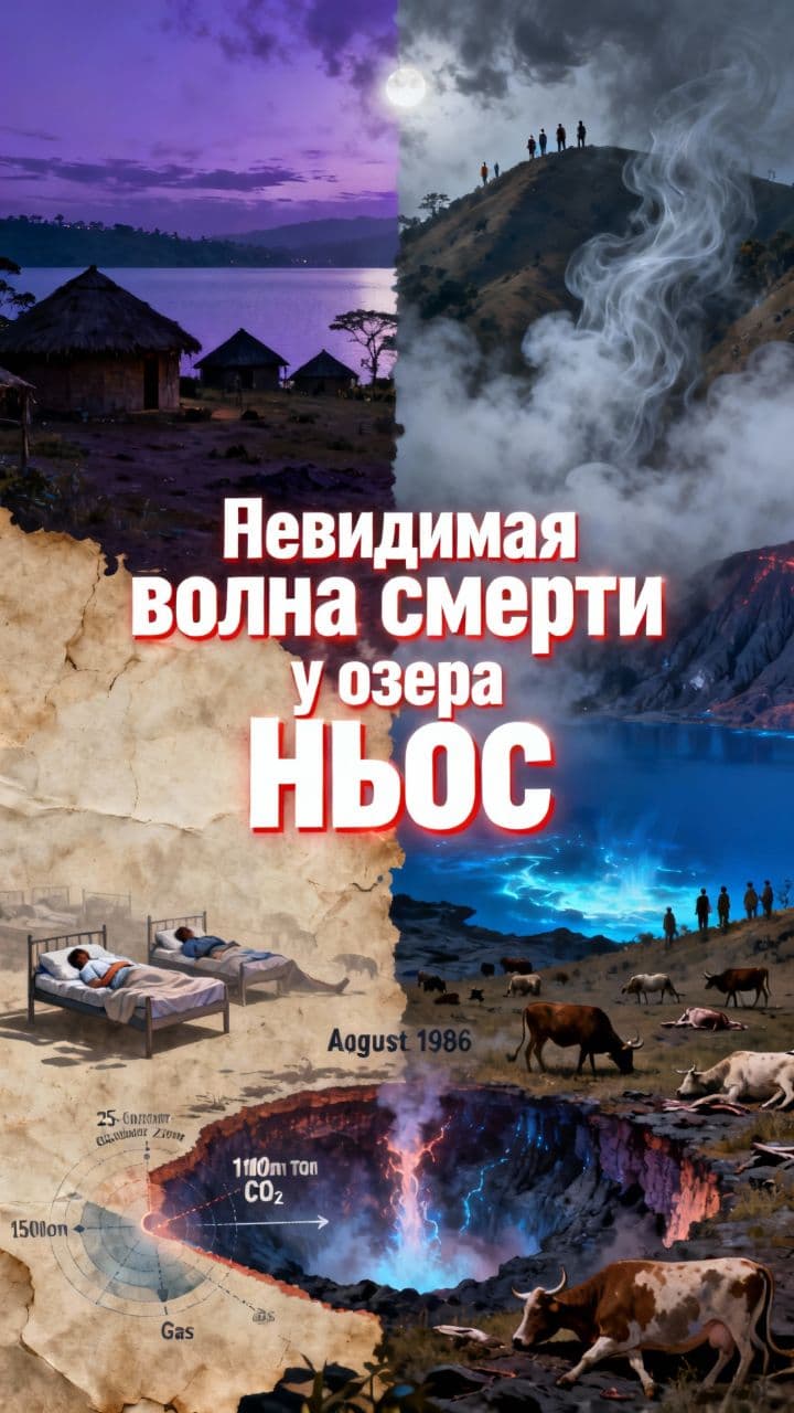 Невидимая волна смерти у озера Ньос