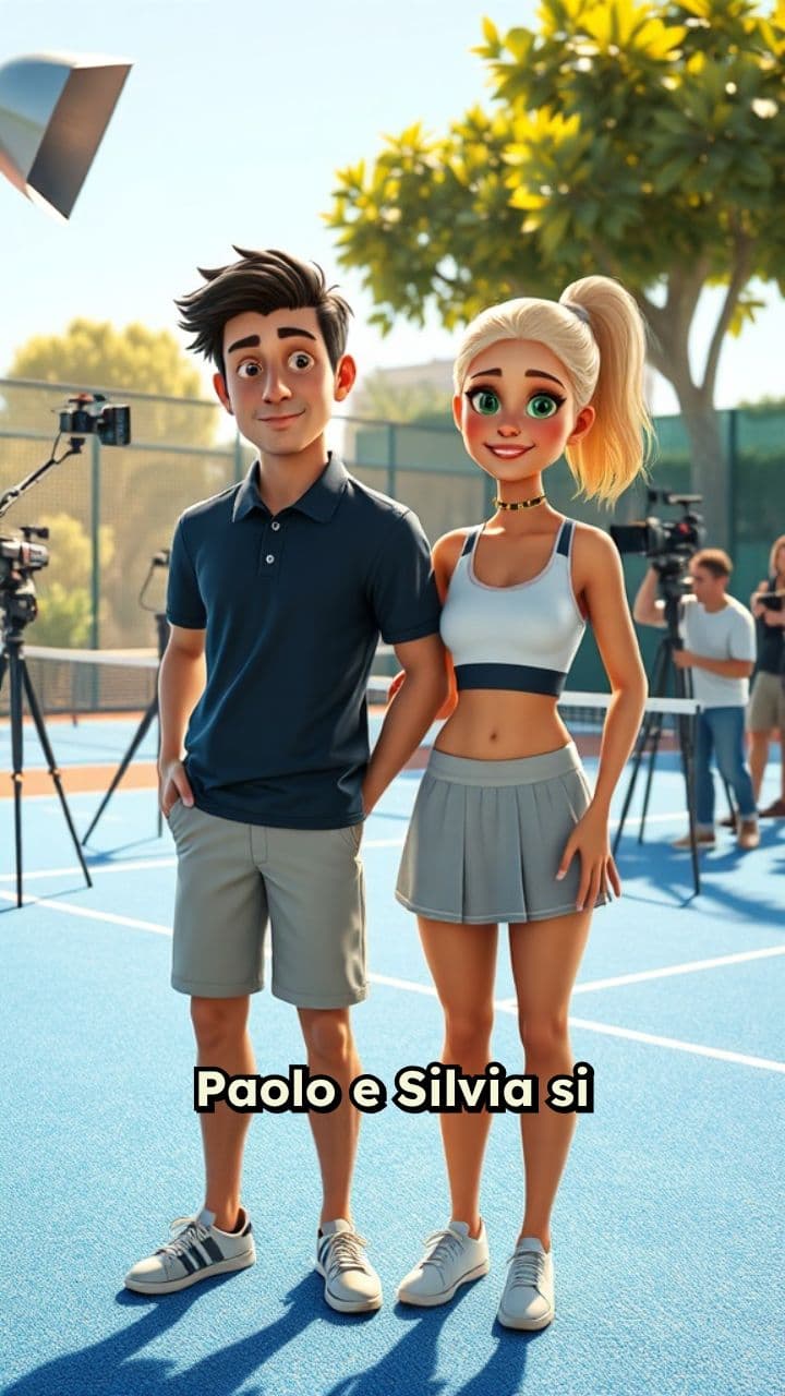 Un fiore sul set di padel