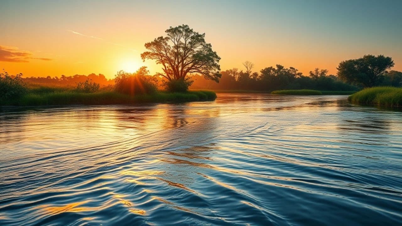 Trees by the Riverside