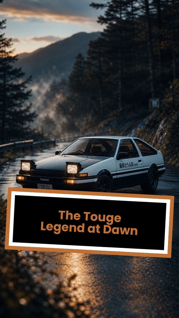 The Touge Legend at Dawn