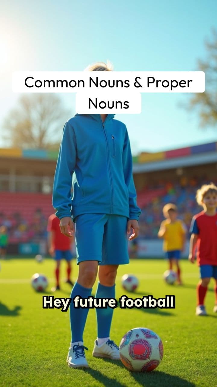 Football Noun Academy: Common vs. Proper