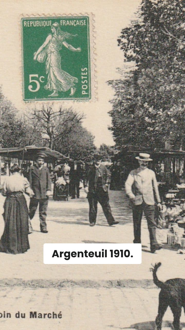 Souvenirs du marché d'Argenteuil