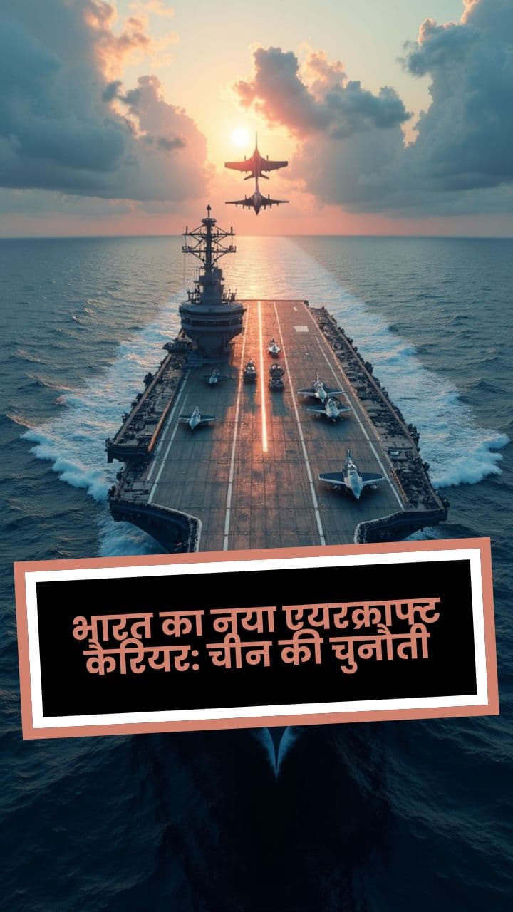 भारत का नया एयरक्राफ्ट कैरियर: चीन की चुनौती