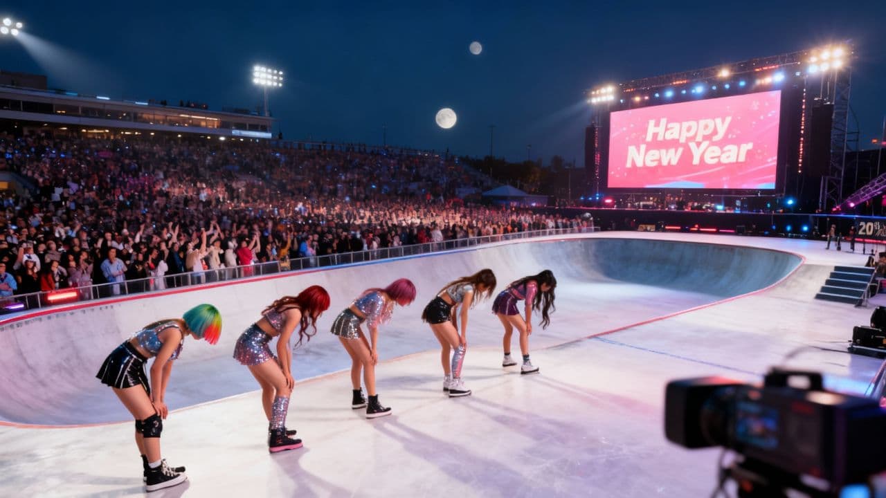 New Year's K-pop Ice Performance