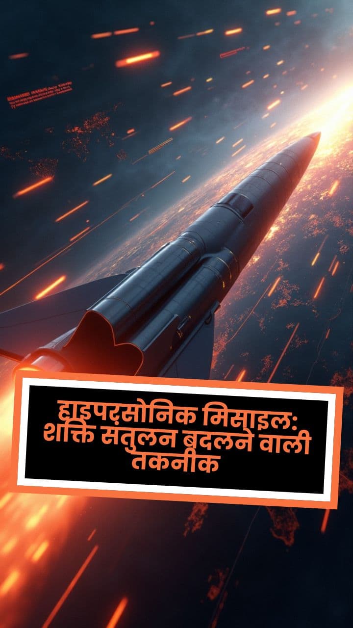 हाइपरसोनिक मिसाइल: शक्ति संतुलन बदलने वाली तकनीक