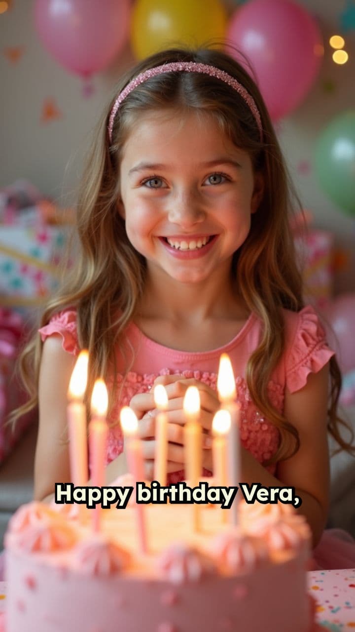 Happy 9th Birthday, Vera!