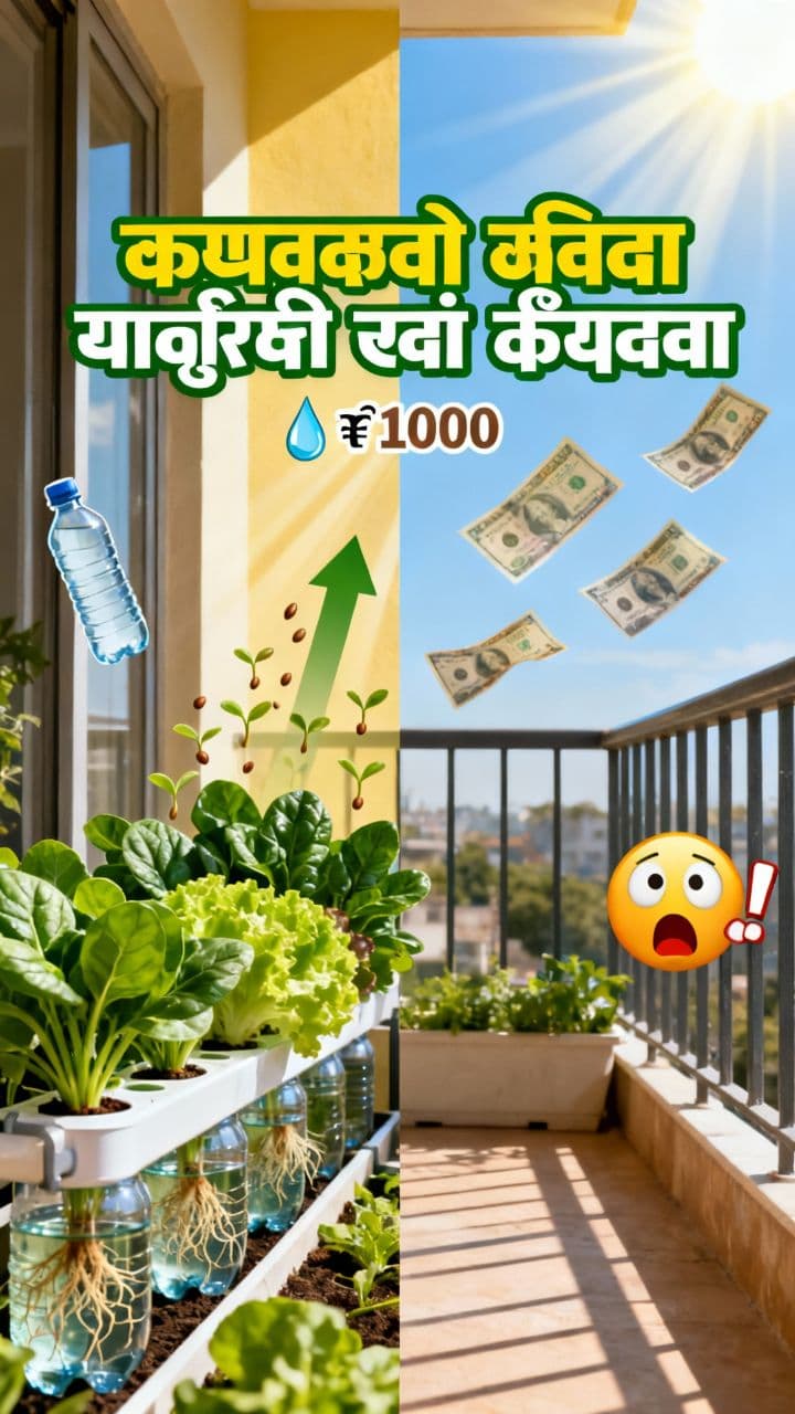 बालकनी में बिना मिट्टी सब्ज़ी उगाएं