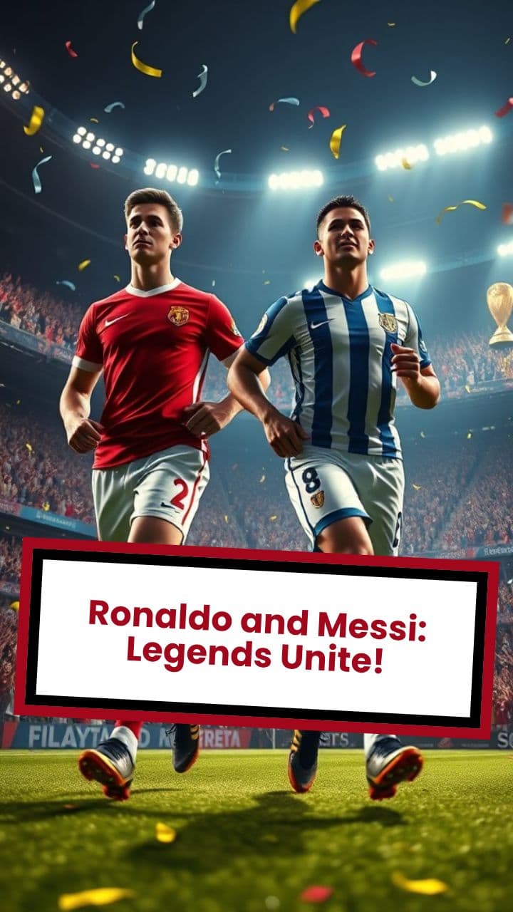 Ronaldo and Messi: Legends Unite!