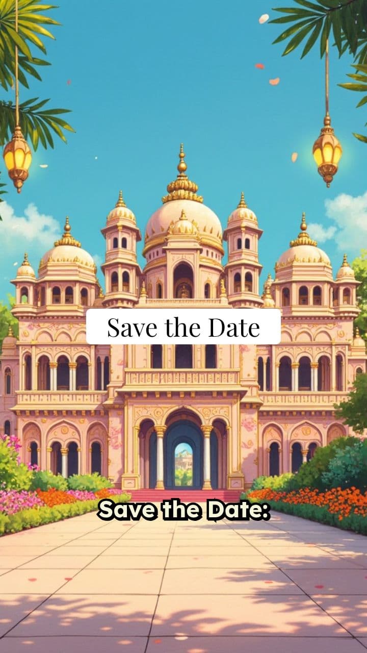 Royal Rajasthani Wedding Invite