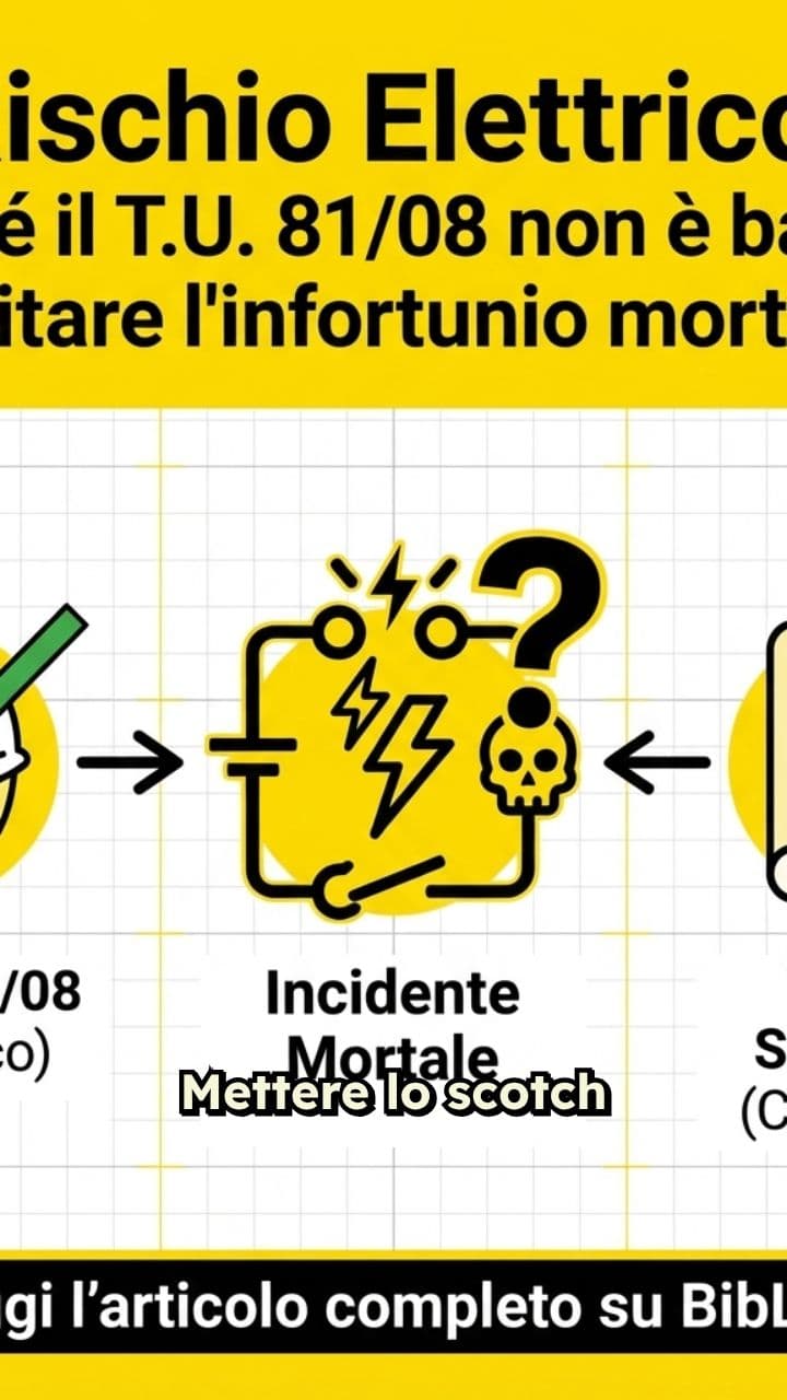 Rischio elettrico: colpa del datore di lavoro
