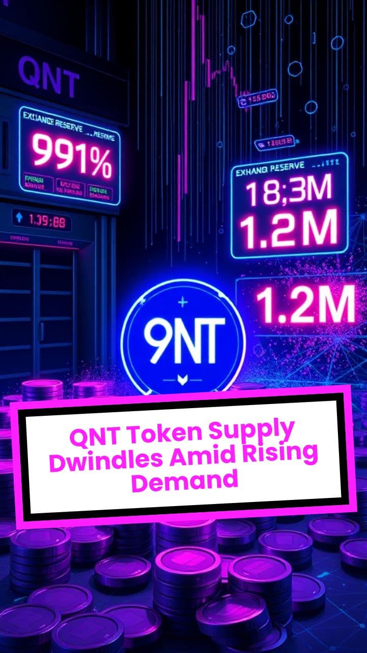 QNT Token Supply Dwindles Amid Rising Demand