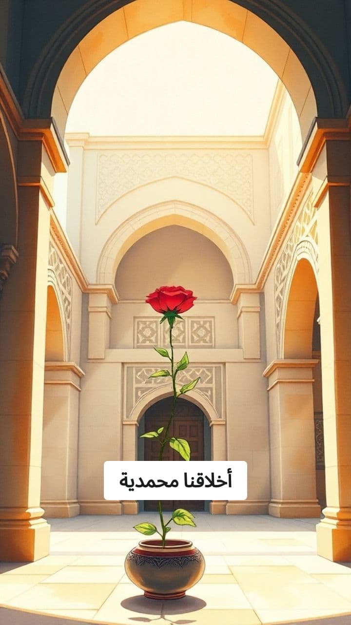 أخلاقنا مستمدة من النبي محمد ﷺ