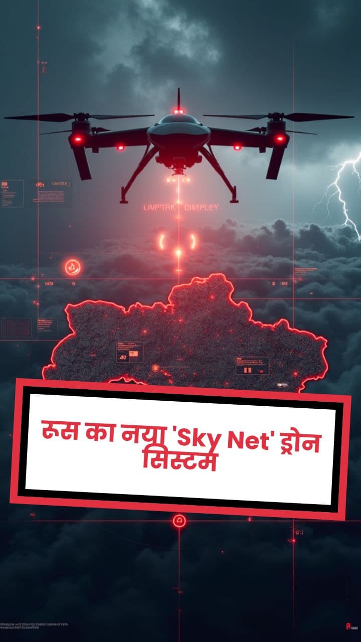 रूस का नया 'Sky Net' ड्रोन सिस्टम