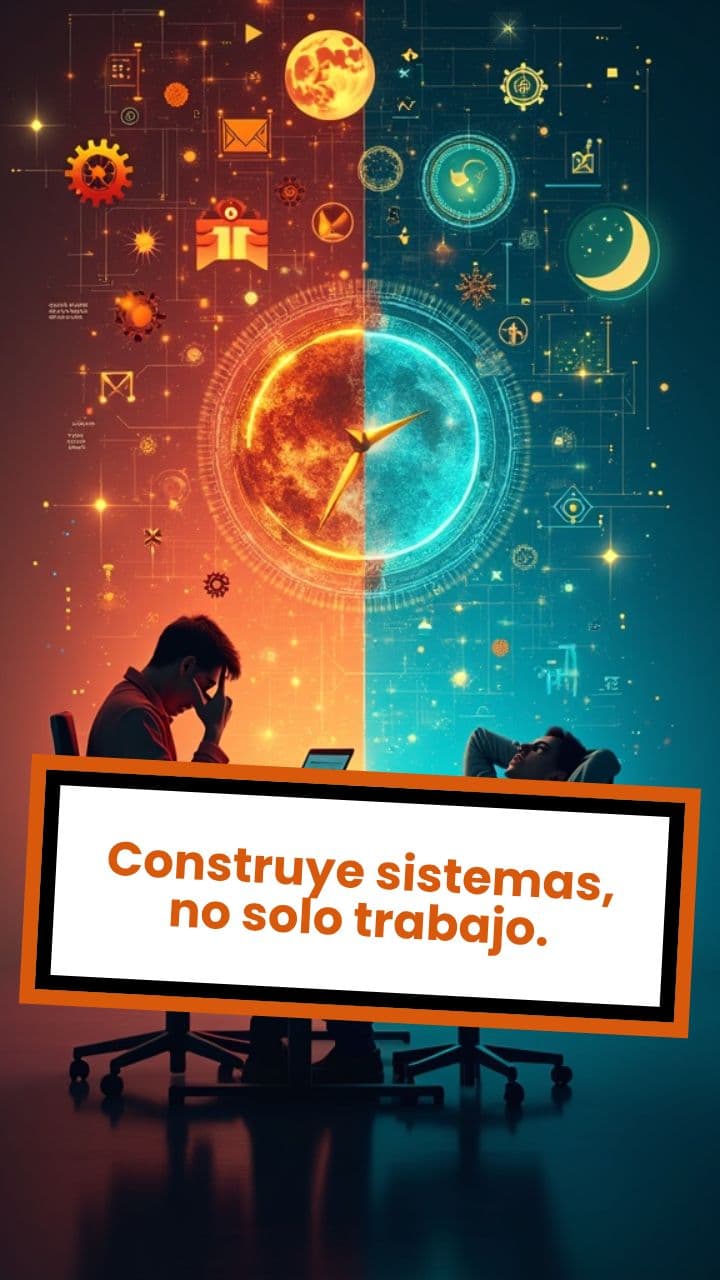 Construye sistemas, no solo trabajo.