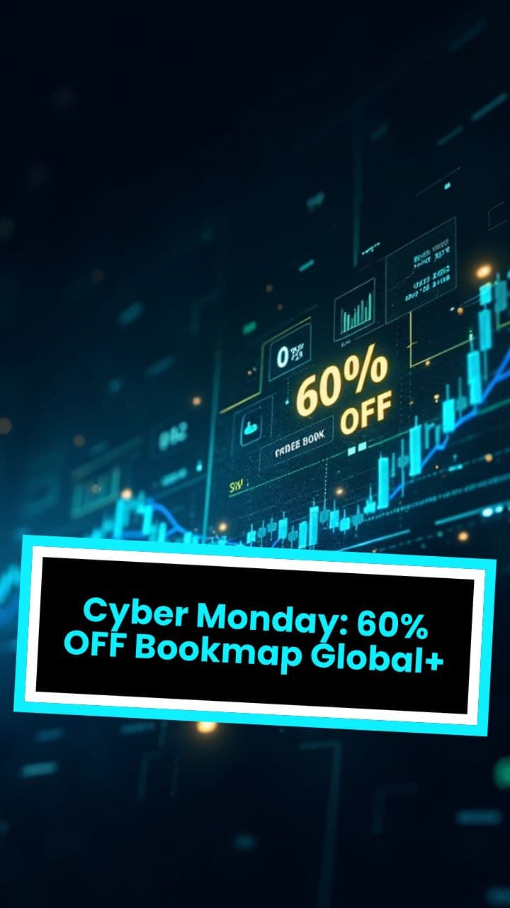 Cyber Monday: 60% OFF Bookmap Global+