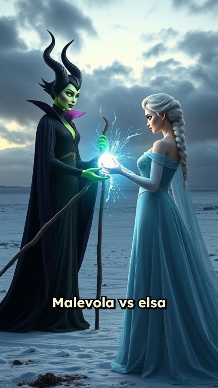 Conflito de Poderes: Malevola vs Elsa