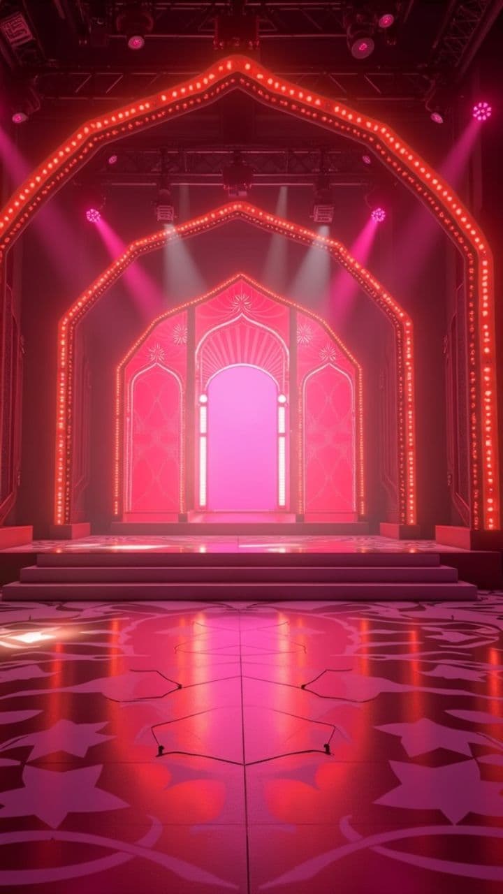 1960s Bollywood Film Set