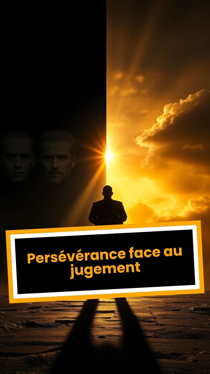 Persévérance face au jugement