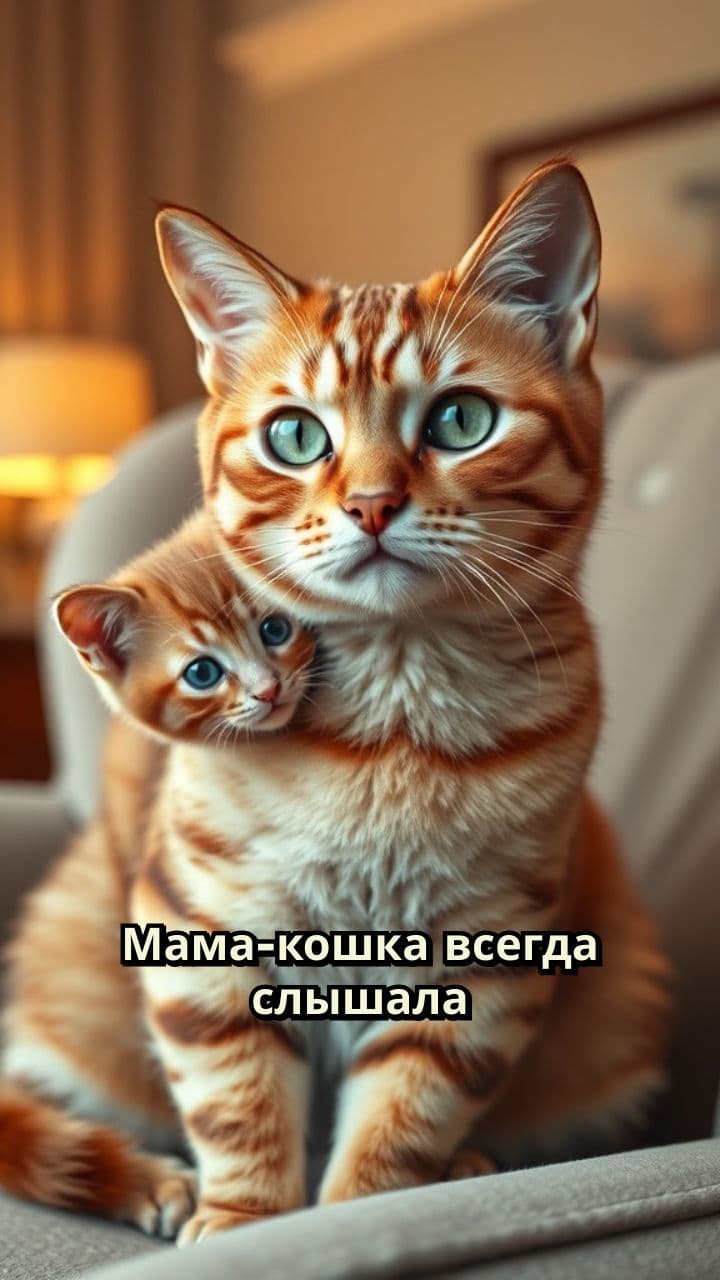 Мама и Котёнок