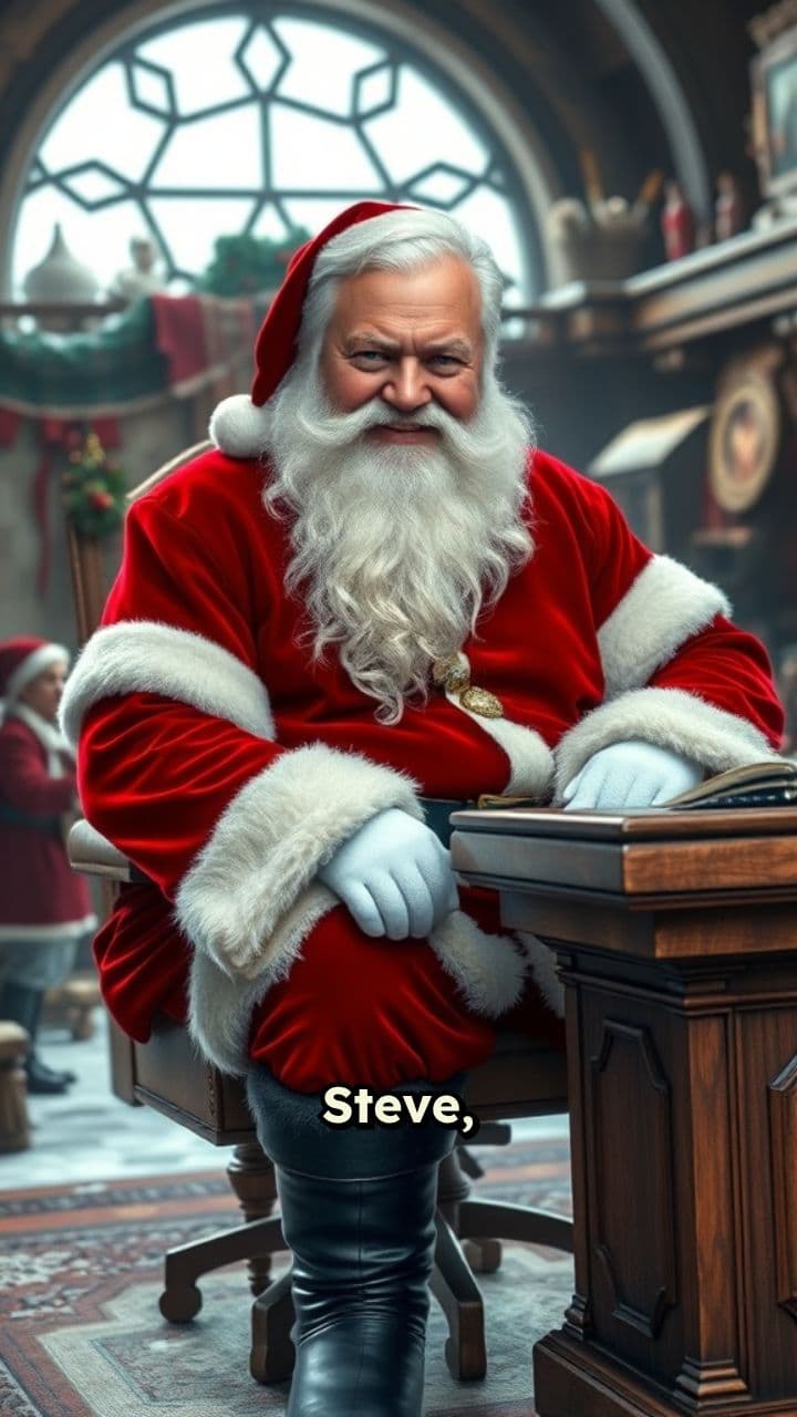 Santa's Stern Warning