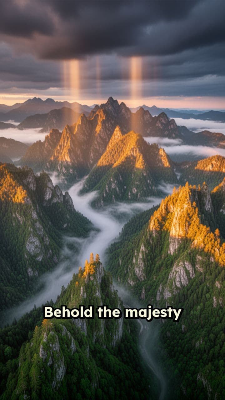 Mountain Majesty at Golden Hour