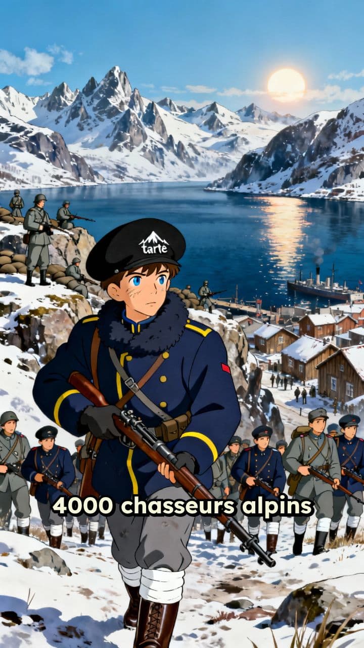 La victoire française de Narvik