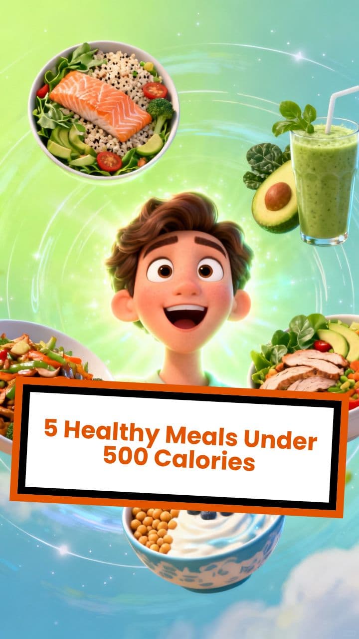 5 Healthy Meals Under 500 Calories
