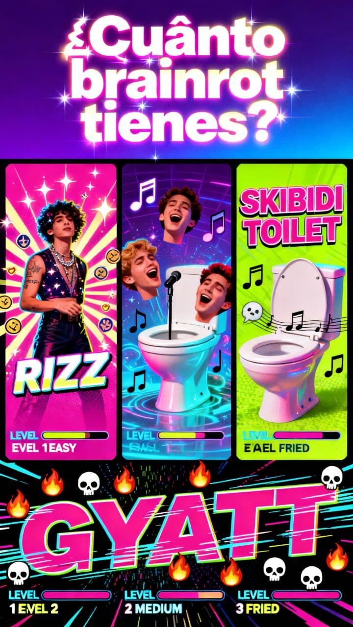 ¿Cuánto brainrot tienes?