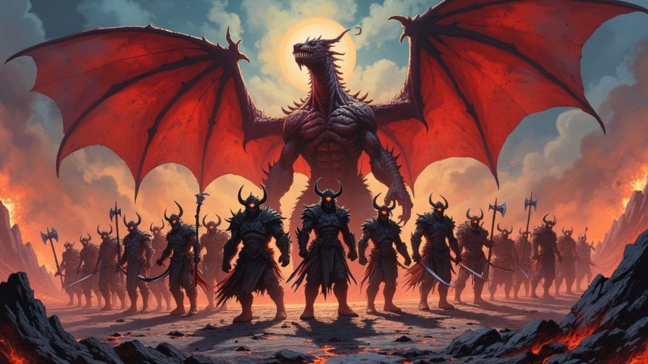 The Dragon and Its Demonic Army