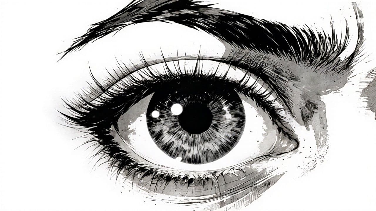 Manga Eye Blink Animation