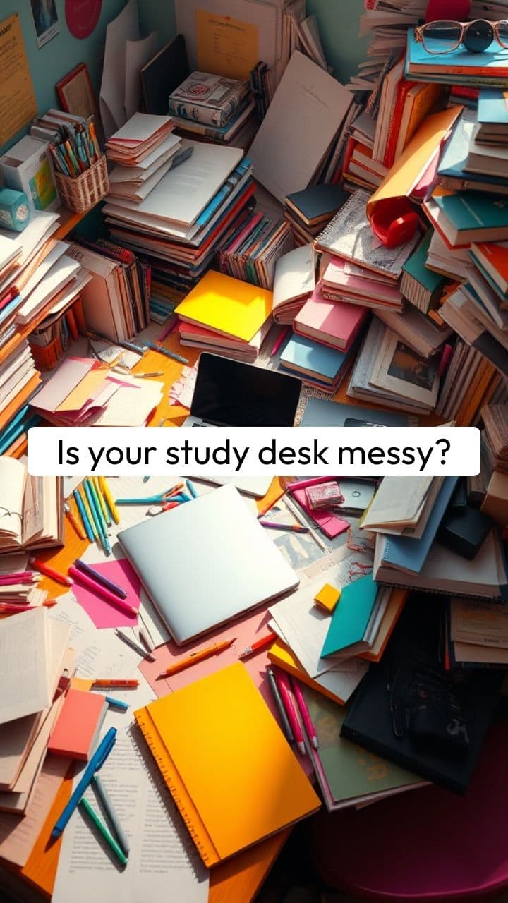 Organized Study Desk