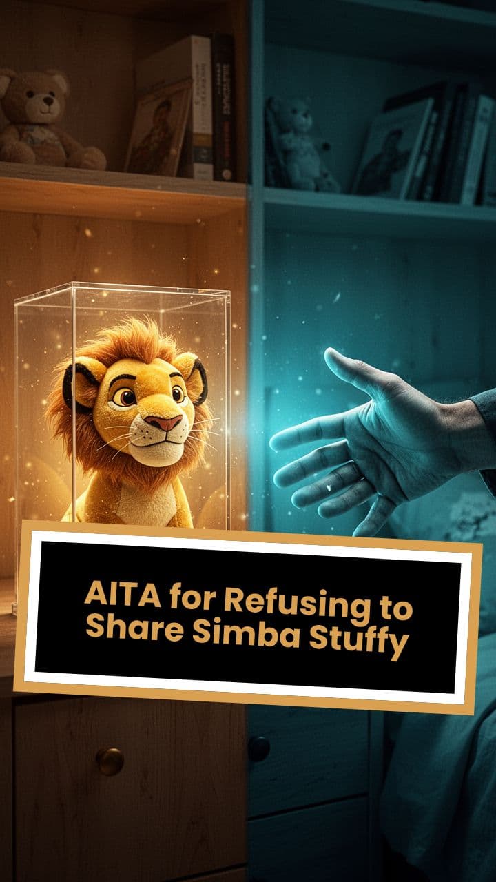 AITA for Refusing to Share Simba Stuffy