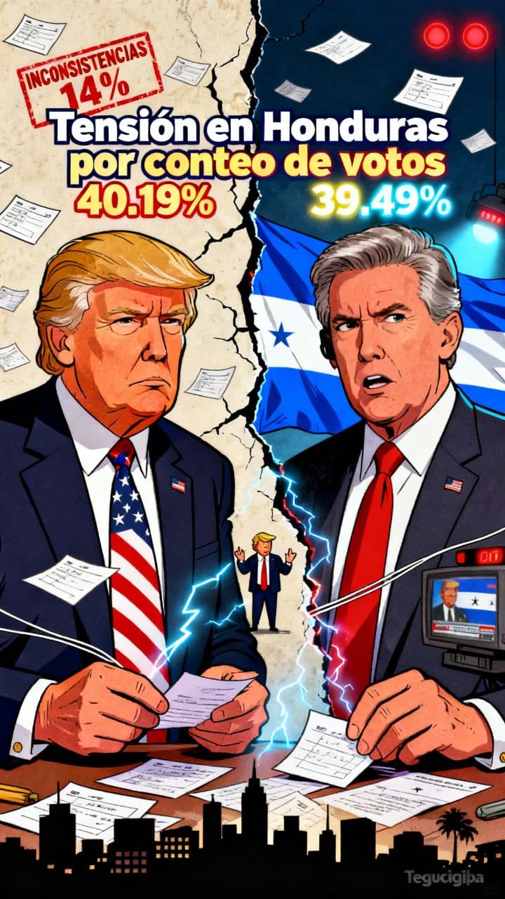 Tensión en Honduras por conteo de votos