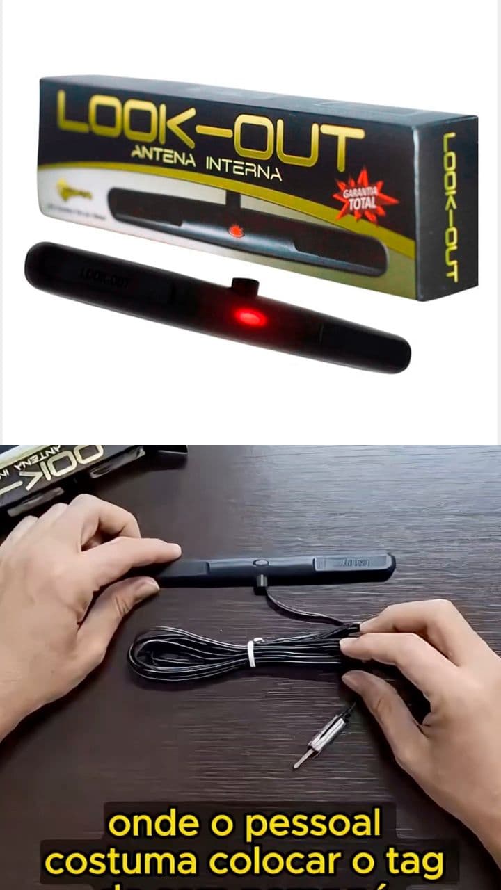 Antena Automotiva Lookout: Unboxing e Instalação Completa